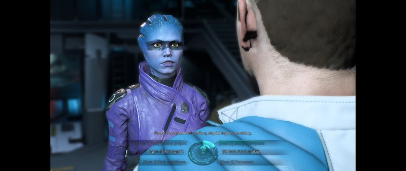 Mass Effect Andromeda rozmowy cutscene pasy