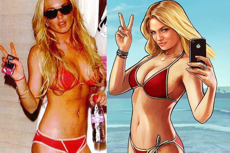 Lindsay Lohan - Grand Theft Auto