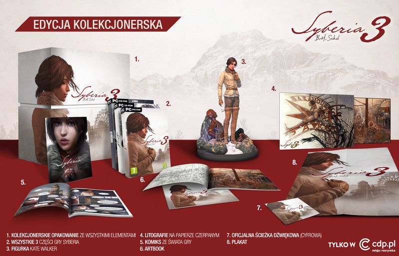 Syberia 3 edycja kolekcjonerska