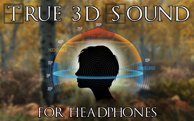 True 3D Sound for Headphones