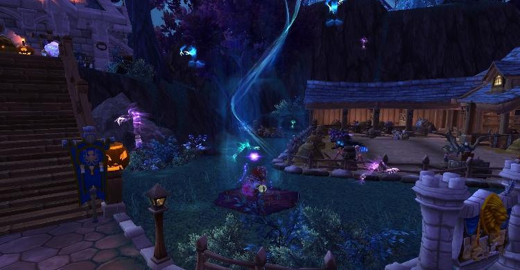 Halloweenowe dekoracje garnizonu w WoW