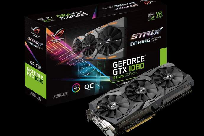 ASUS zapowiedział karty GTX 1080 i GTX 1060 z szybszymi pamięcia